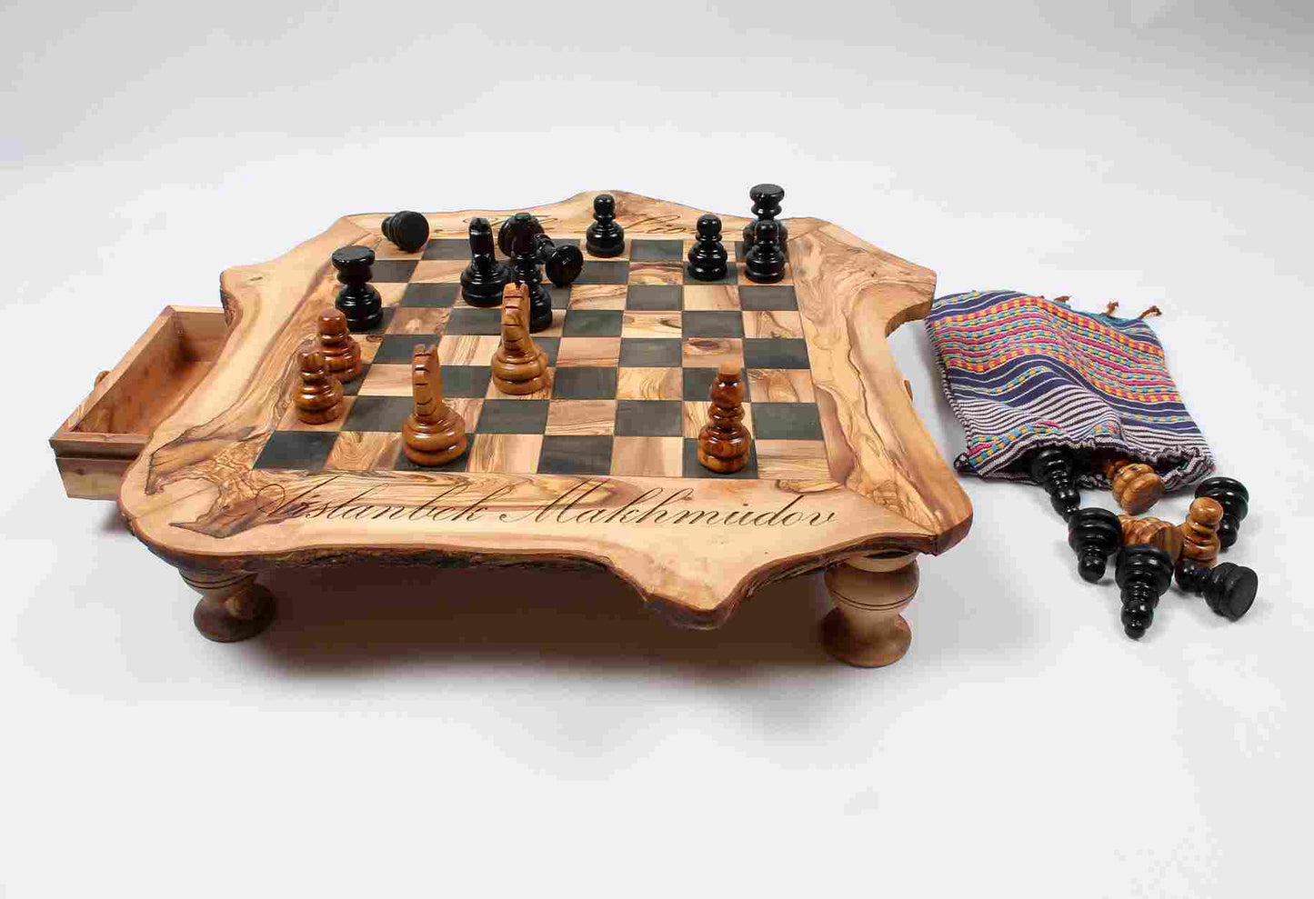 Live edges luxury Big Chess Table