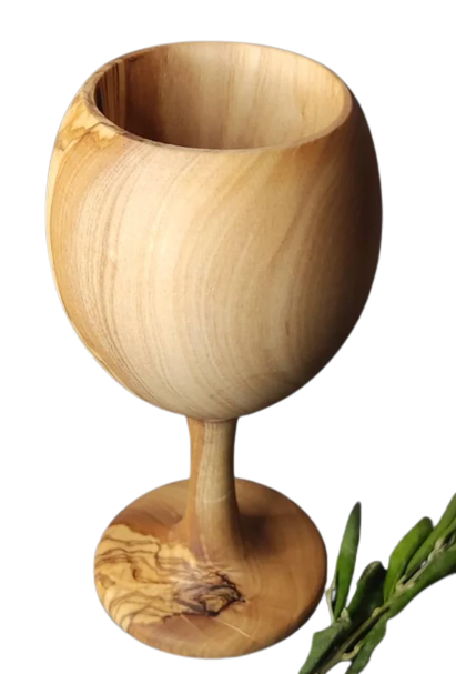 Olive Wood Wine Cup